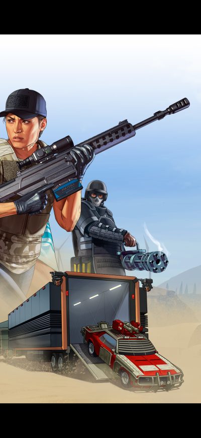 Fond d'écran iPhone Grand Theft Auto Line Gunrunning