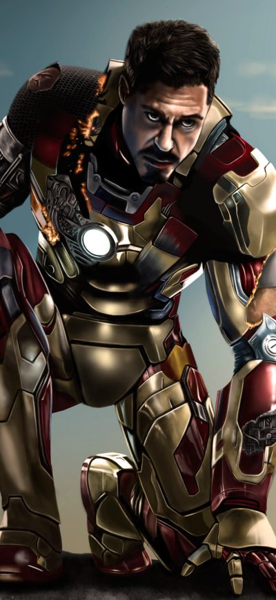 Fond d'écran iPhone Iron Man 3 Artwork 5k