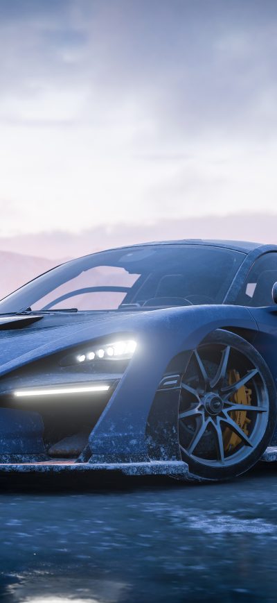 Fond d'écran iPhone McLaren Senna Forza Horizon 4 4k