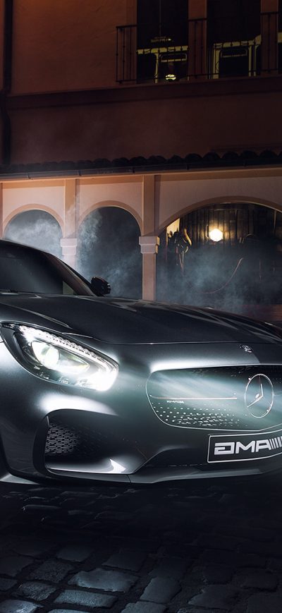 Fond d'écran Mercedes Benz Amg GTS sur iPhone
