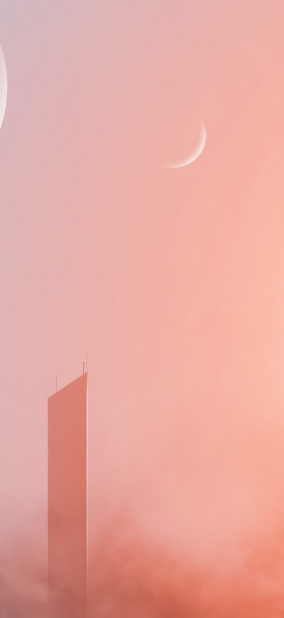 Fond d'écran iPhone Skycrapper Minimalism 4k