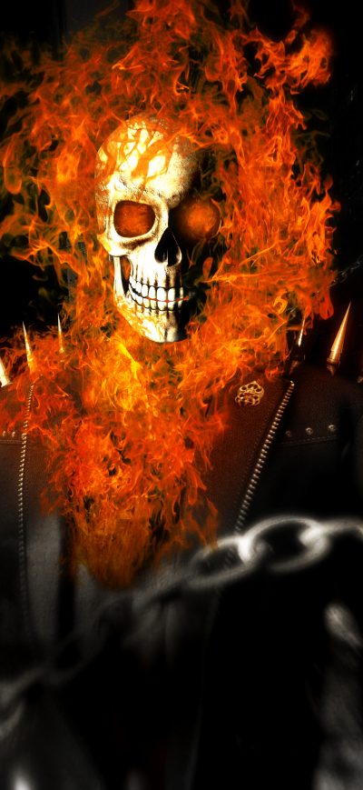 Fond d'écran iPhone Ghost Rider Art 4k