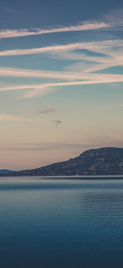 Fond d'écran iPhone Mountains Daytime Seashore Sky Water Ocean Outdoors 5k