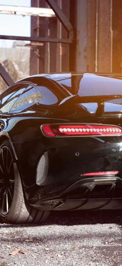 Fond d'écran iPhone 2018 Edo Competition Mercedes AMG GT R Rear