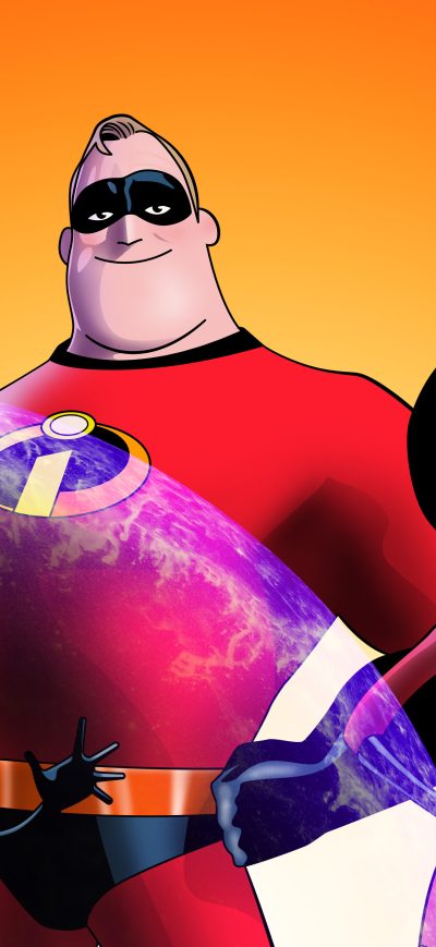 Fond d'écran iPhone The Incredibles 2 5k Artwork