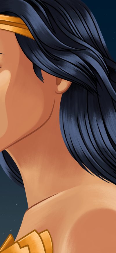 Fond d'écran iPhone Wonder Woman 5k Illustration