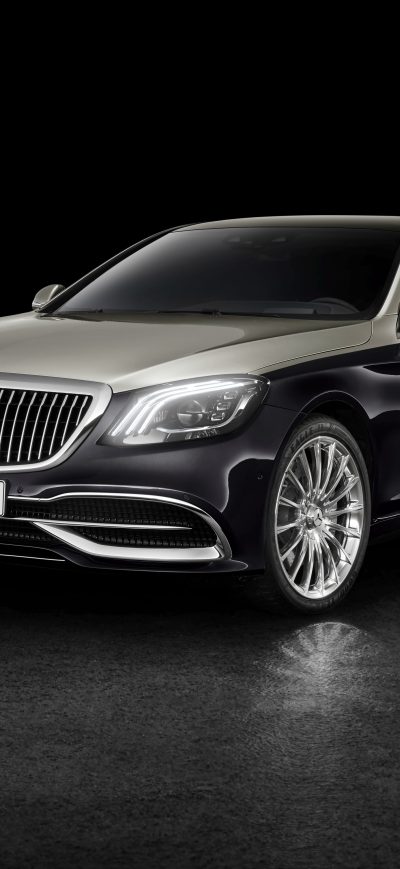 Fond d'écran iPhone Mercedes Benz Maybach S 560 2018 Front