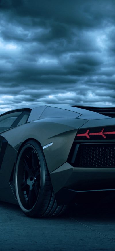 Fond d'écran Lamborghini Aventador sur iPhone