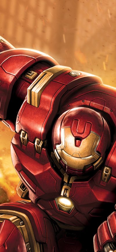 Fond d'écran iPhone Iron Hulkbuster Artwork