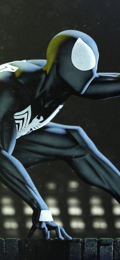 Fond d'écran iPhone Black Spiderman Art