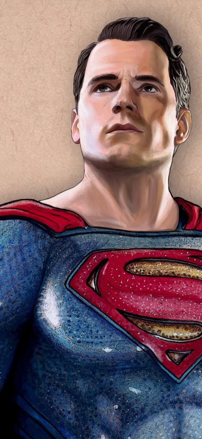 Fond d'écran iPhone Superman Justice League Fan Art