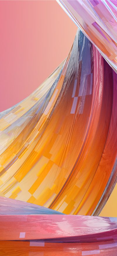 Fond d'écran iPhone Azure Ignite Swirly 4k