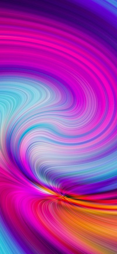Fond d'écran iPhone Colorful Colors Swirl 4k