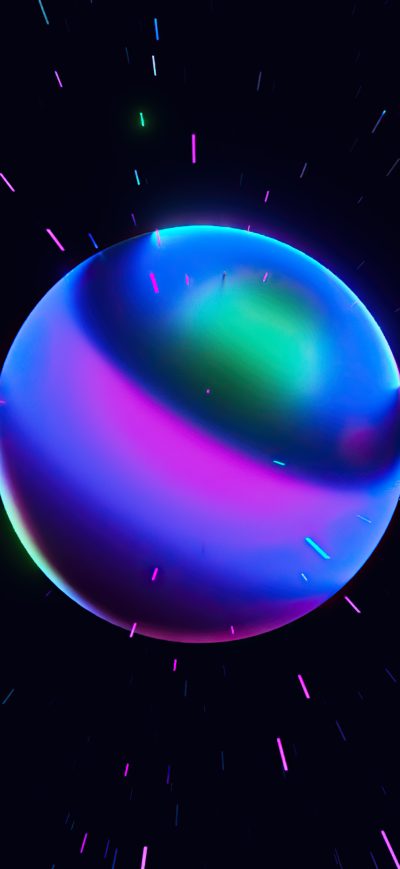 Fond d'écran iPhone Sphere Abstract 4k