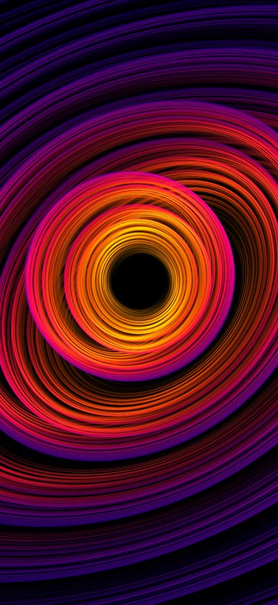 Fond d'écran iPhone Spiral Shapes Abstract 4k