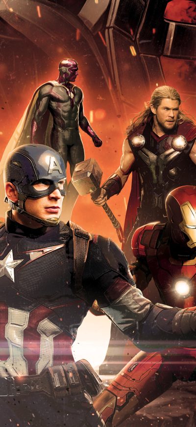 Fond d'écran iPhone Avengers Age Of Ultron 5k Poster
