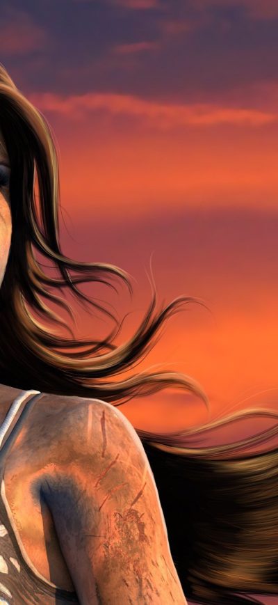Fond d'écran iPhone 4k Lara Croft Tomb Raider Artistic Artwork