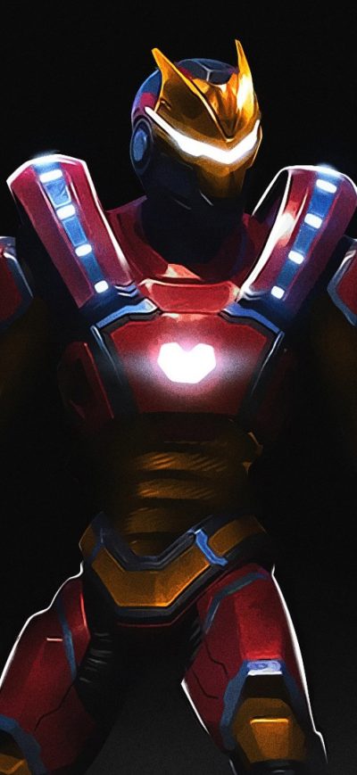 Fond d'écran iPhone Fortnite X Marvel