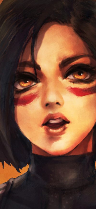 Fond d'écran iPhone Alita Battle Angel Fanart