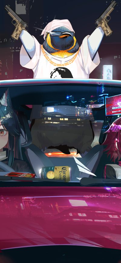 Fond d'écran iPhone Arknights Texas Party Mood 4k
