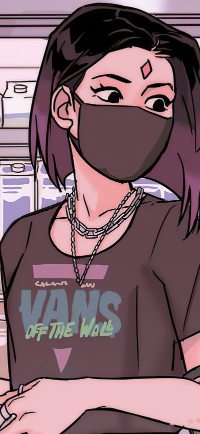 Fond d'écran Grocery Shopping Girl 5k sur iPhone