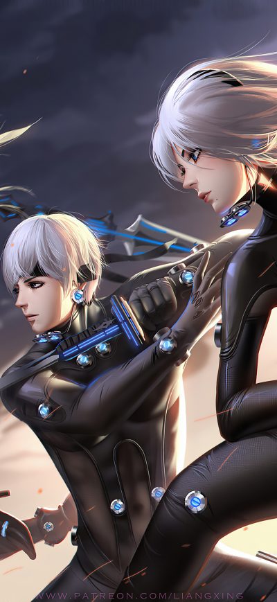Fond d'écran iPhone Asian Anime Warrior 4k