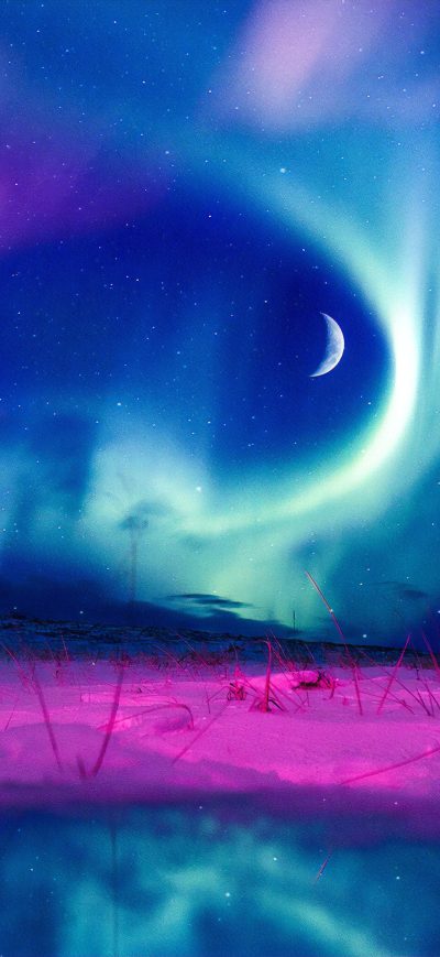 Fond d'écran iPhone Borealis Dreams 4k