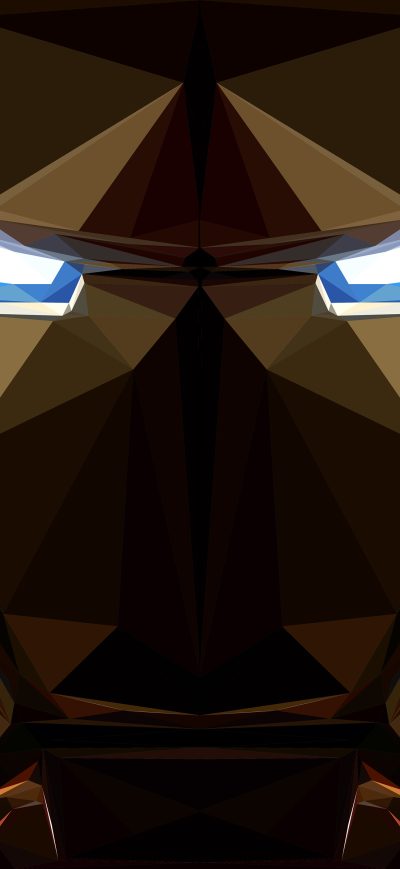 Fond d'écran iPhone Iron Man Low Poly Artwork