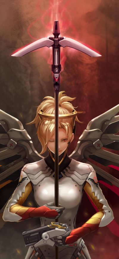 Fond d'écran iPhone Fan Art Of Mercy Overwatch