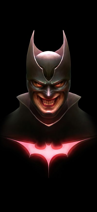 Fond d'écran iPhone Batman Creepy Smile