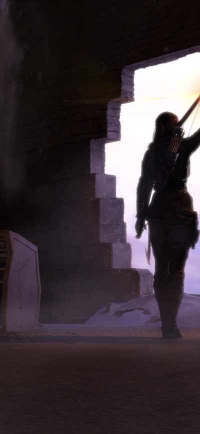 Fond d'écran iPhone Lara Croft Tomb Raider 2017