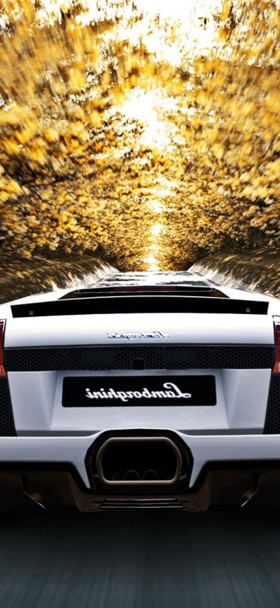 Fond d'écran Lamborghini Motion Blur sur iPhone