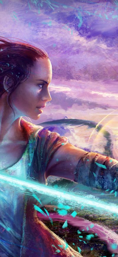 Fond d'écran iPhone Daisy Ridley Artwork 4k
