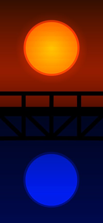 Fond d'écran Bridge Minimalistic 4k sur iPhone