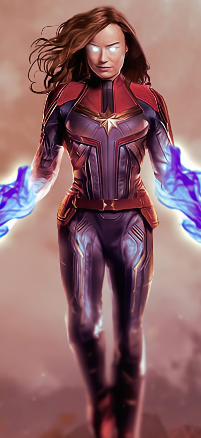 Fond d'écran iPhone Captain Marvel 2020 4k