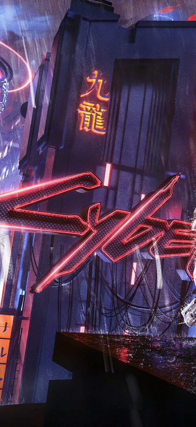Fond d'écran iPhone Cyberpunk 2077 Girl 4k