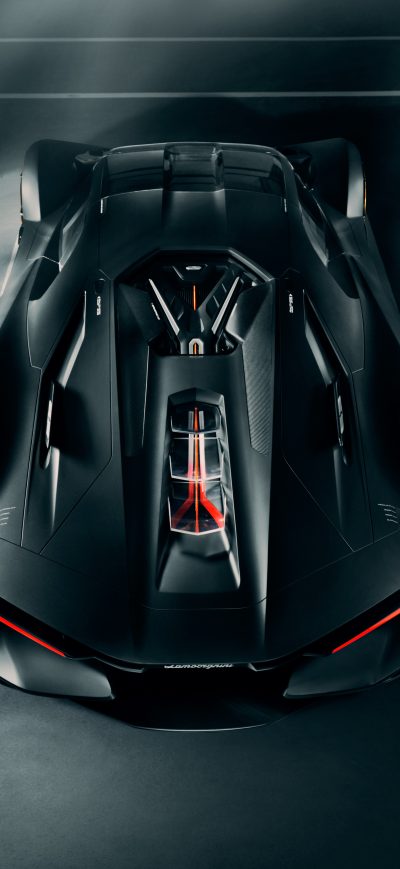 Fond d'écran iPhone Lamborghini Terzo Millennio 2019 Rear