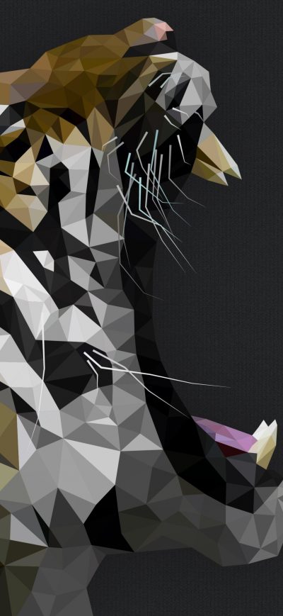 Fond d'écran iPhone Tiger Digital Art