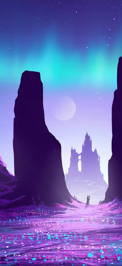 Fond d'écran Amethyst Kingdom sur iPhone