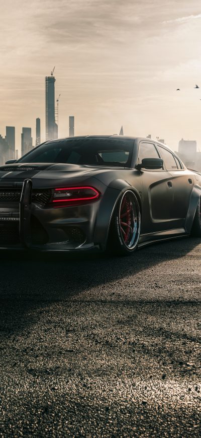 Fond d'écran iPhone Dodge Charger SRT Hellcat 4k 2020