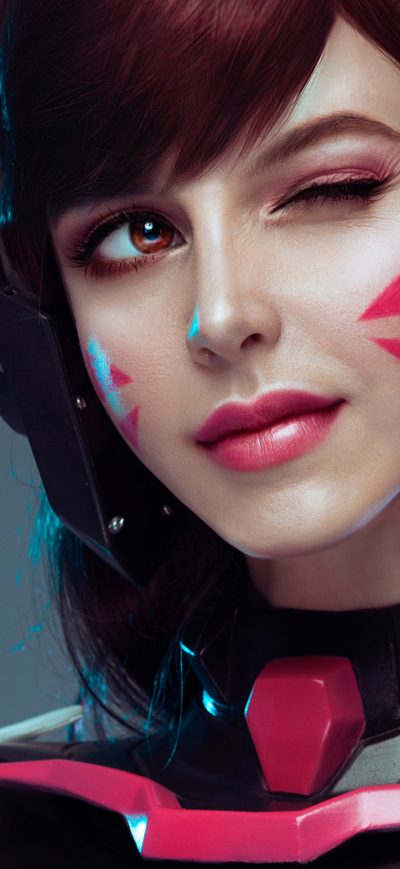 Fond d'écran iPhone Dva From Overwatch Cosplay