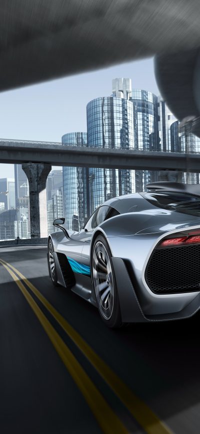 Fond d'écran iPhone Mercedes Amg Project One Rear 2017