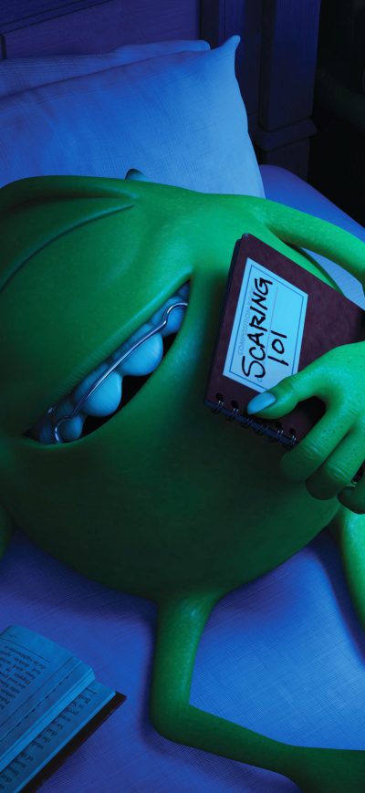 Fond d'écran iPhone Monsters University Mike Wazowski 4k