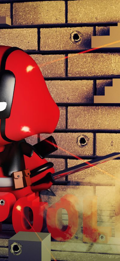 Fond d'écran iPhone Munny Deadpool