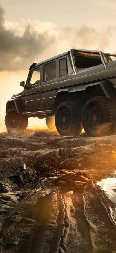 Fond d'écran iPhone Mercedes Benz AMG G63 6x6 8k