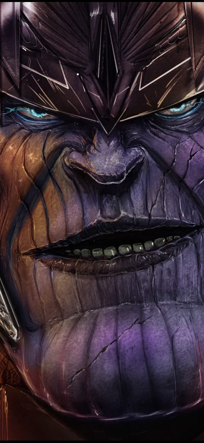 Fond d'écran iPhone Thanos 4K Digital Artwork