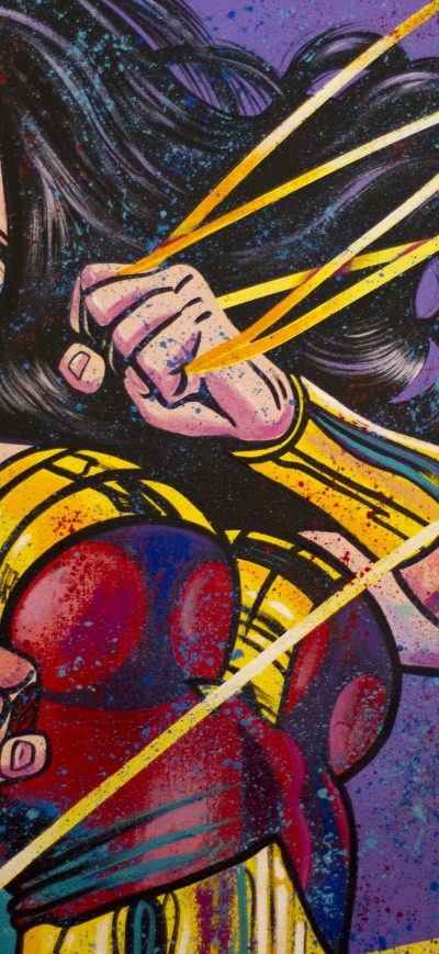 Fond d'écran iPhone Wonder Woman Painting Arts 4k