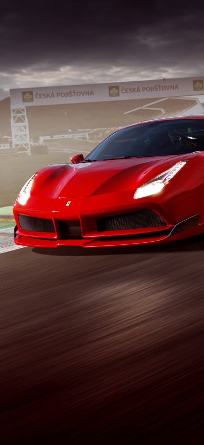 Fond d'écran iPhone Ferrari On Track