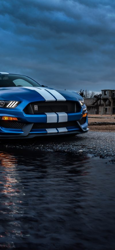 Fond d'écran iPhone Ford Mustang Shelby Gt500 River
