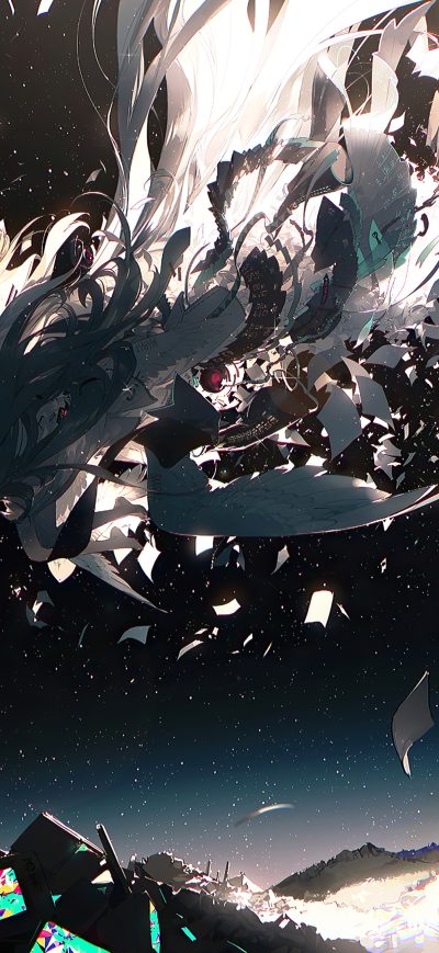 Fond d'écran iPhone Hatsune Milu And Rella 4k